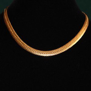 Gold Plated Herringbone Chain (GP0002)